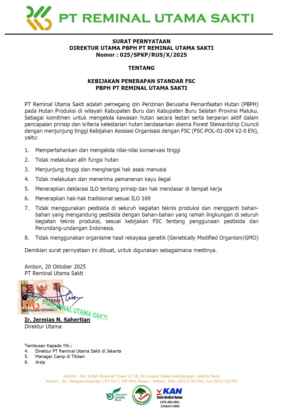 Penerapan FSC